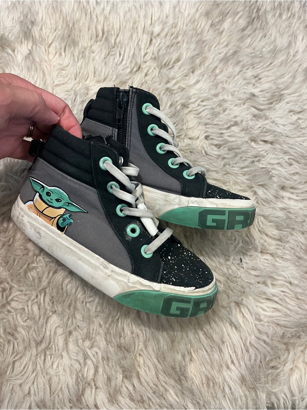 Grogu High-Top Sneakers